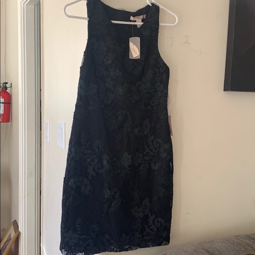 Black short dress
